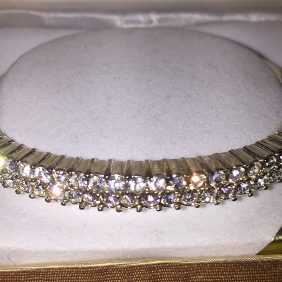 Crystals Bangle Hinged Bracelets Jennifer Moore - Picture 2 of 8